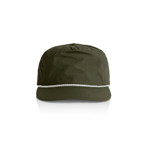 ARMY/WHITE surf-rope-cap-army/white