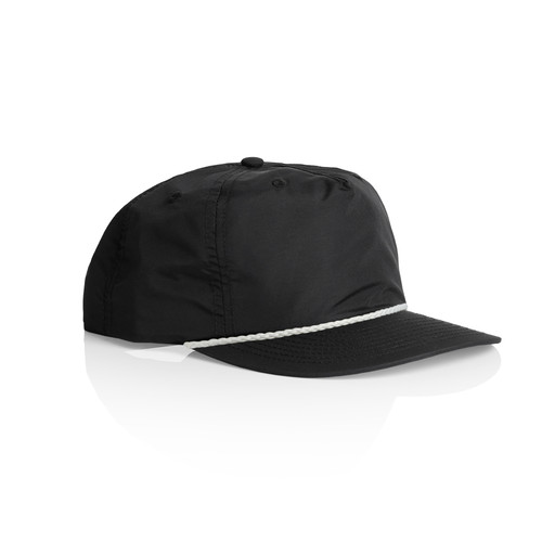 BLACK/WHITE - SIDE surf-rope-cap-black/white-side